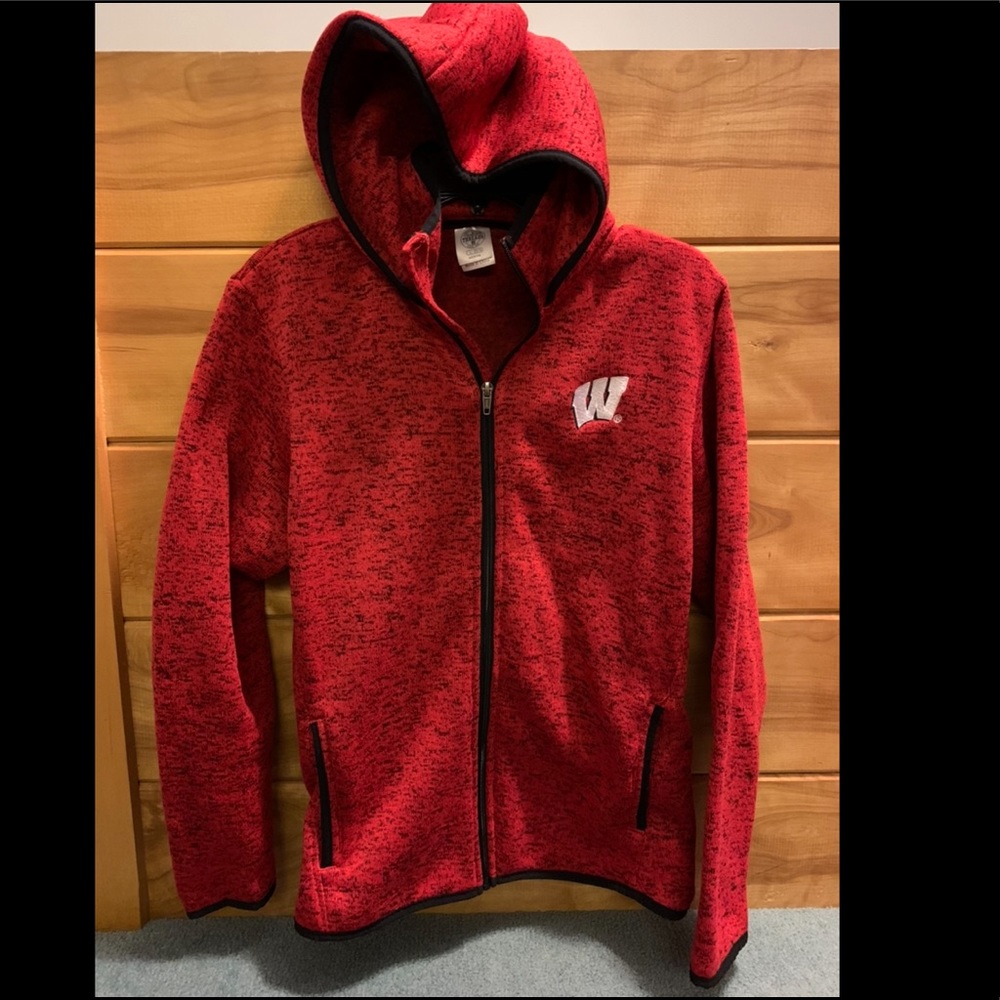 Wisconsin Badgers zip up hoodie